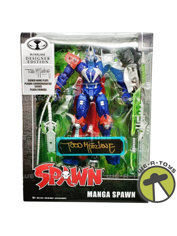 Manga Spawn Action Figure McFarlane Designer Edition With Signed Name Plate NEW