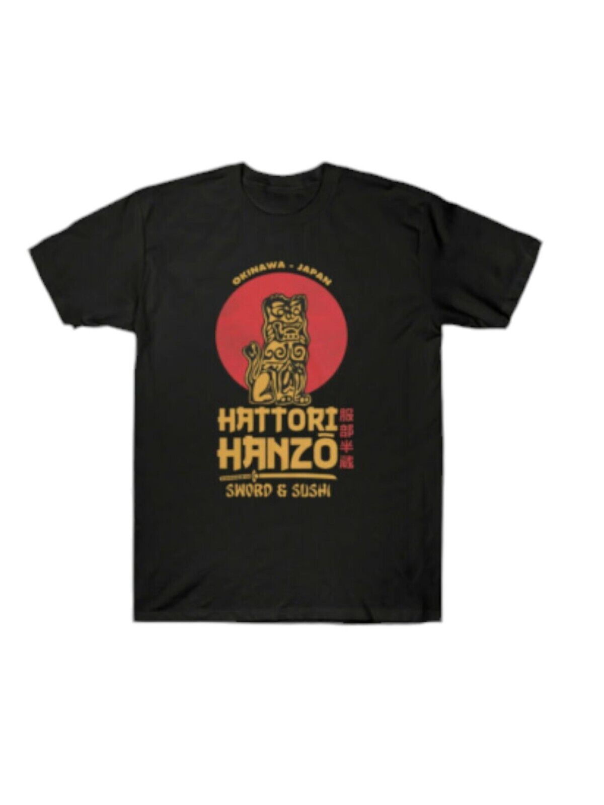 T-Shirt Homme Graphique Manga Japon - Design Hattori Hanzo - Style Anime Cult - Coton - Neuf Avec Étiquettes