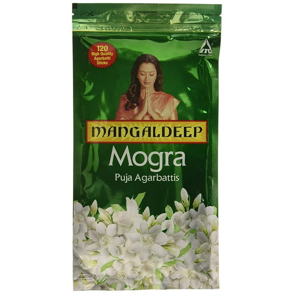 Mangaldeep Mogra Gold Agarbatti Ziplock - 120 Sticks