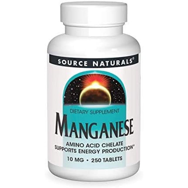 Manganese, Amino Acid Chelate Supports Energy Production 250