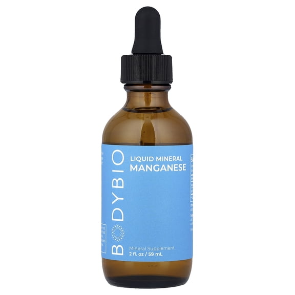 BodyBio Liquid Mineral Manganese, 2 fl oz (59 ml)