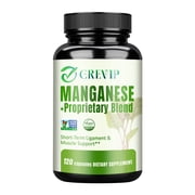 Manganese + Proprietary Blend Capsules - Mineral Supplement, Bone and Muscle Health - 120 Capsules