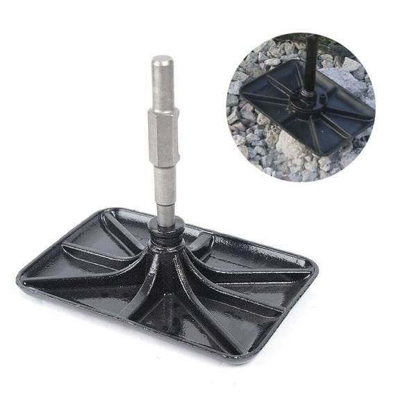 Manganese Steel Hand Tamper Rammer Plate Compactor Paving Stones Gardener Tool