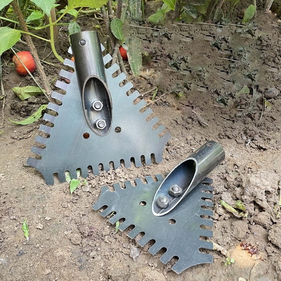 Manganese Steel Ice Shovel with Sawtooth Blade for Variable Terrain Heavy Duty and Rust Resistant for Winter Storms Driveway and Sidewalk Clearing Ihhddx