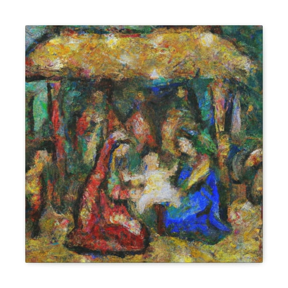 Manger By Starlight - Canvas