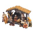 thumbnail image 1 of Manger Hand Collectable Christmas Sculpted Scene Painted For Christmas Indoor Ornament Sets Scene Table Decoration Hangs Desktop Ornament Easy To Use, 1 of 7