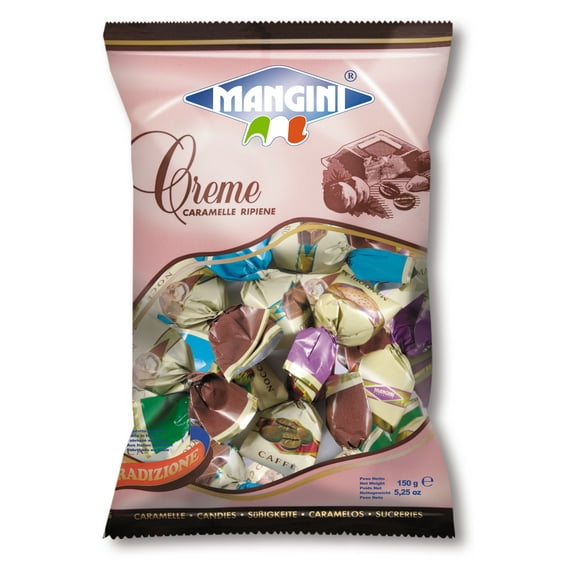 Mangini, Creme Filled Candy 150g Bags (6 pcs)