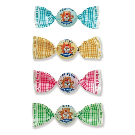 Mangini, Italian Candy With Orange and Lemon Juice (Fruttini) (2.200 Lbs)