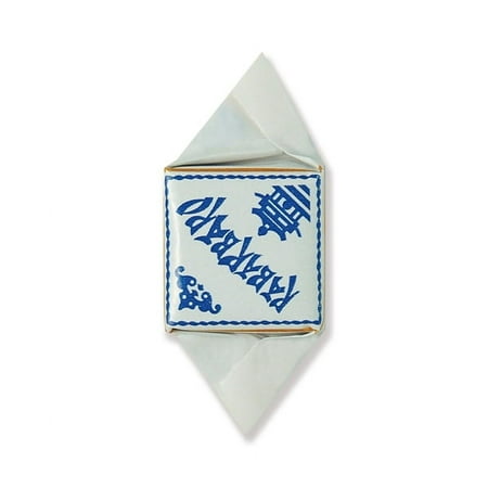 Mangini, Italian Rhubarb Square Hard Candy (Rabarbarone) (2.200 Lbs)