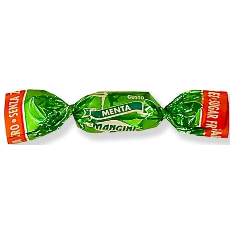 Mangini, Mint Natural Sugar Free Candy With Stevia (Menta Zero+)