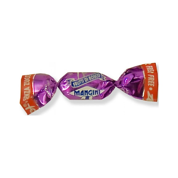 Mangini, Mix berry Natural Sugar Free Candy With Stevia (Frutti di bosco Zero+) (2.200 Lbs)