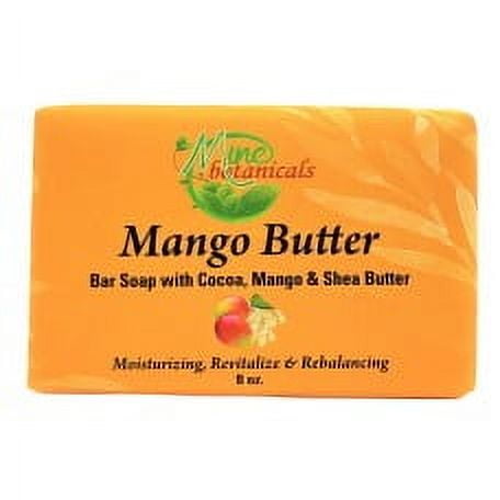 Mango Butter Bar Soap with cocoa, mango & shea butter.