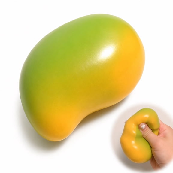 Mango Crunch Squishy Ball,Chameleon Mango Stress Ball for Adults