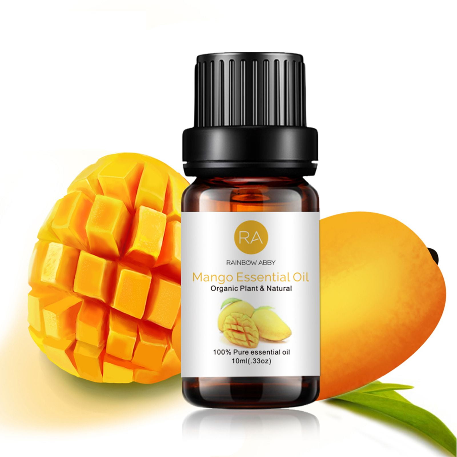 Mango Essential Oil Organic Plant Natural 100% Pure Mango Oil for  Diffuser,Cleaning,Home,Bedroom, Perfumes,Humidifier,Soap,Candles 2 Pack 10ml