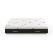 Mango Firm Cal-King Natural Mattress /12.5” Hybrid Latex/Organic Cotton/Bed-in-a-Box/Made in USA