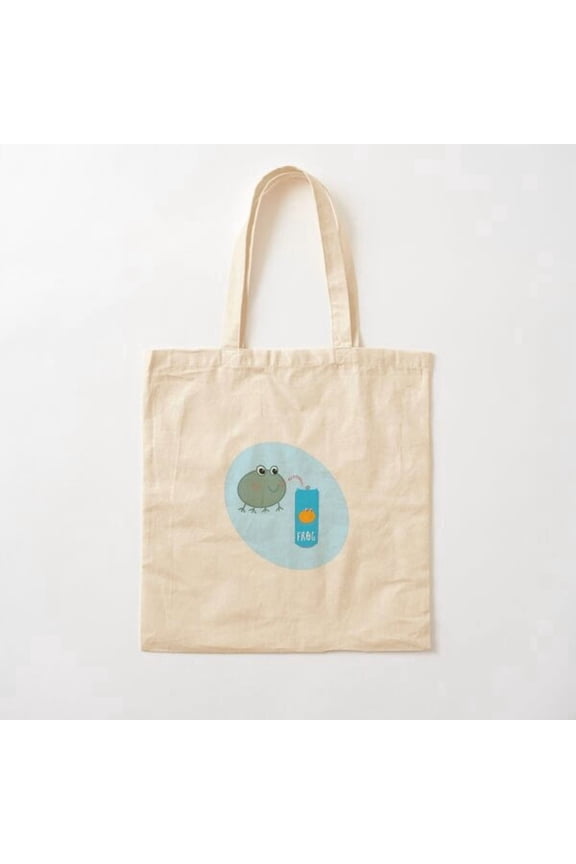 Mango Loco Monster Frog Canvas Tote Bags, Reusable Shopping Bag