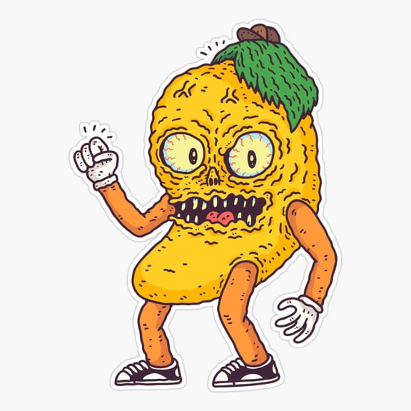 Mango Man Er, Phone Decal Water Bottle Stickers Car Decals, Funny Birthday Gift