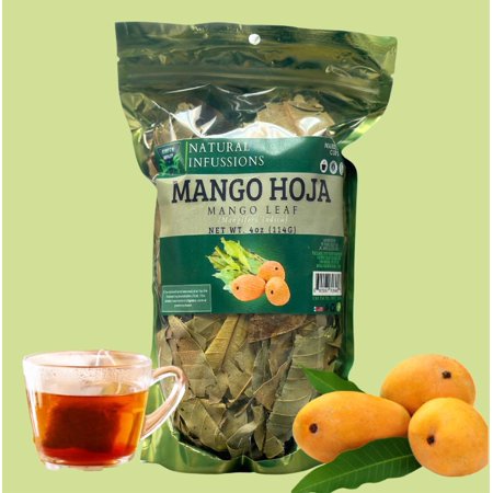 Mango Natural Herbal Infusions Jumbo Size (4oz)- Makes 30+ Cups/ Hoja Mango