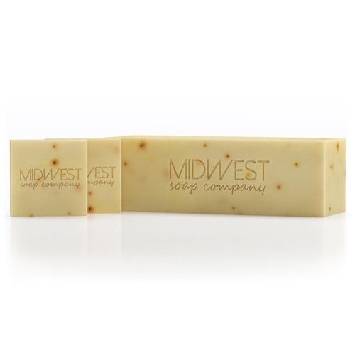 Handmade Mango Papaya Artisan Soap - Loaf (Pre-Cut to 9 Bars)