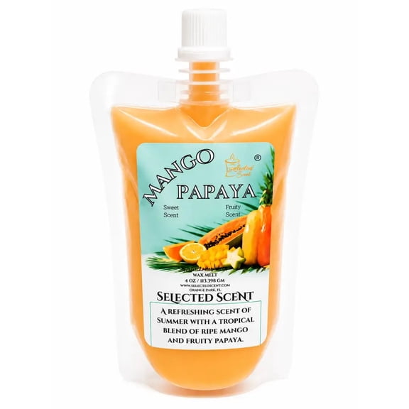 Mango Papaya Squeezable Wax Melt (4Ounces)