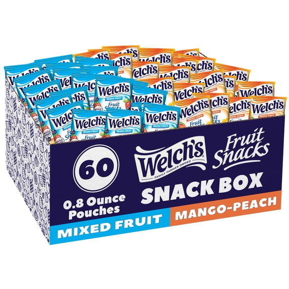 Mango Peach Snack Box Gluten Free Packs Pack Welch S Fruit Of 60 Snacks Mixed 0.8Oz