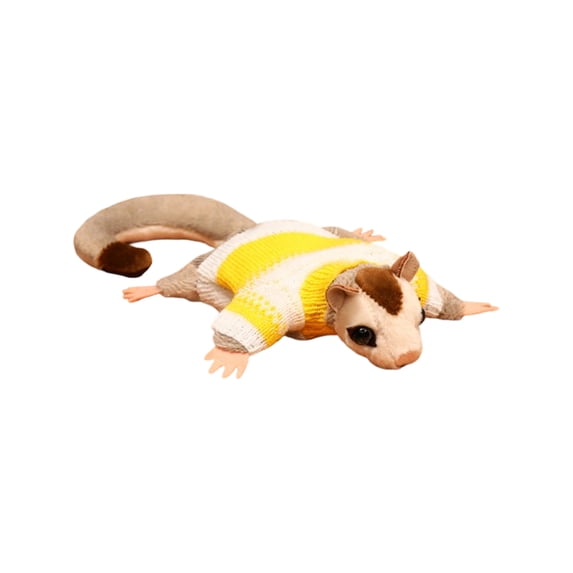 Mango Plush Toy,Sugar Glider Stuffed Animal,Yellow Mini Plush Toy,Cute Plushie For Teens,Soft Decorative Toy,Collectible Plush Gift