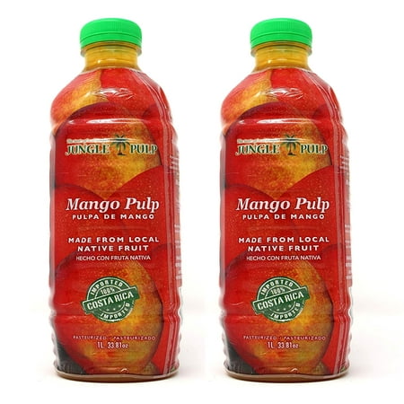 Mango Pulp Puree Mix | Made in Costa Rica | Perfect for Pastries & Kitchen (2 Pack)