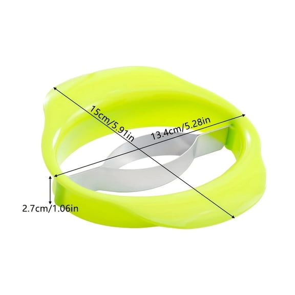 Mango Slicer - Easy Peel & Core Remover, Durable Plastic Fruit Cutter with Non-Slip Grip, Color Options
