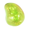 thumbnail image 1 of Mango Squishy Toy with Glitter Filled Design, Yellow, for Relaxation, Squeeze Toy, 1 of 3