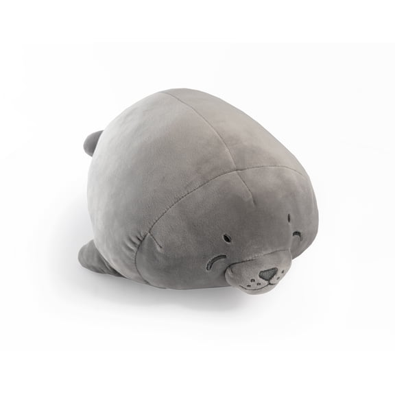 Mango Steam 15" Gray Plush Stuffed Animal, Seal