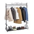 thumbnail image 1 of Mango Steam Freestanding Sheffield Garment & Coat Rack, Black (64.5 H x 47.5 L inches), 1 of 5