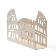 Mango Steam Metal Tabletop Napkin & Letter Holder - Colosseum/Rome 6" L x 1.75" W x 4" H