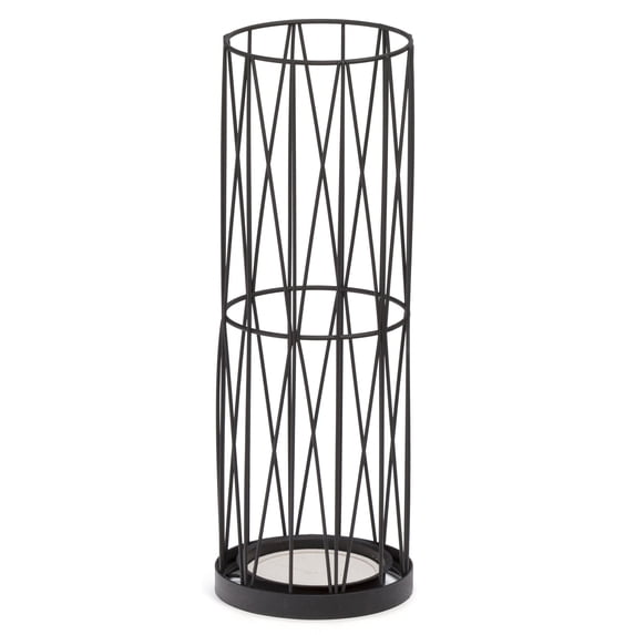 Mango Steam Pluvian Soakstone Umbrella Holder Stand - Black, Metal