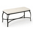 thumbnail image 1 of Mango Steam Vienna Cream - Entryway Bench - Powder Coated, Upholstered, Space Saving, 1 of 5