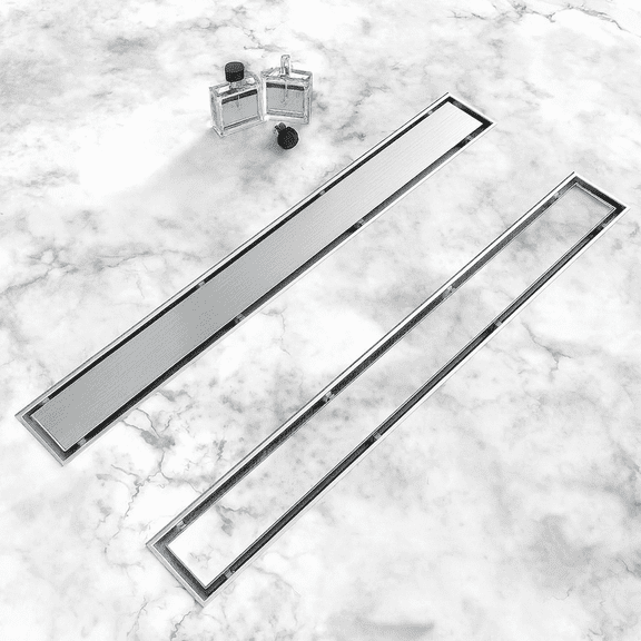 Mango Tile Linear Shower Drain Tile-in 304SUS Stainless Steel 24 Inch