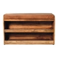 thumbnail image 1 of Mango Wood Pull-out Shoe Bench for Shoe Organization / Keep Hallway Neat, 1 of 5