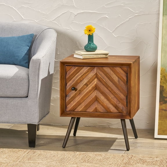 Mango Wood and Iron Build - Handmade One - of - a - kind Storage - Boho Mid - century Decor - Space Transformation