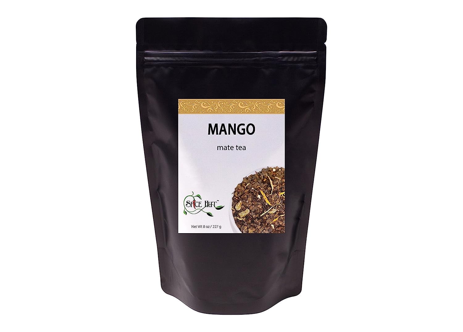 Mango Yerba Mate with Ginseng, Loose Leaf Tea - Caffeinated | bulk 8oz, 80-100 cups | The Spice Hut, First Sip of Tea