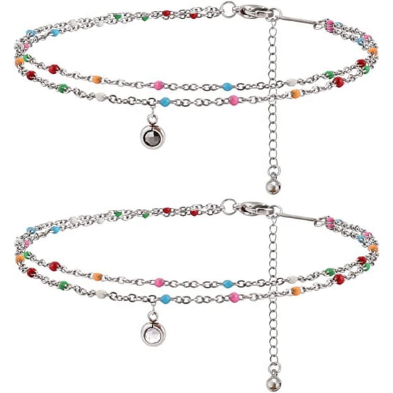 MangoFeel Female Necklace, 8.6'' Stainless Steel