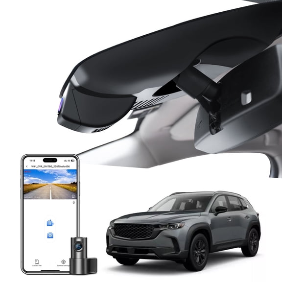 Mangoa Dash Cam 4K Front and Rear 1080p Starvis Sensor for Mazda CX-50 2023 2024(Model A), Integrated OEM Look, UHD 2160P Video, WiFi & App, GPS, 128GB Card