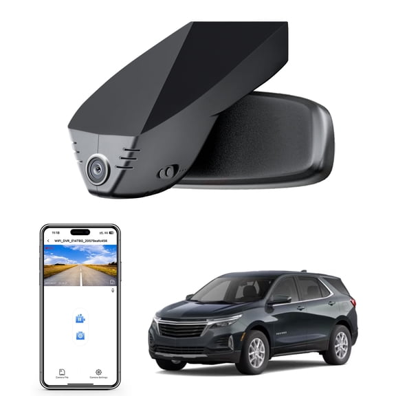 Mangoal 4K Dash Cam Custom Fit for Chevy 3th Gen Equinox 2018-2024(Model A), Model A & Model B Have Same Models Years but Vehicle Sensor Cover are Different, OEM Look, GPS, 64GB Card