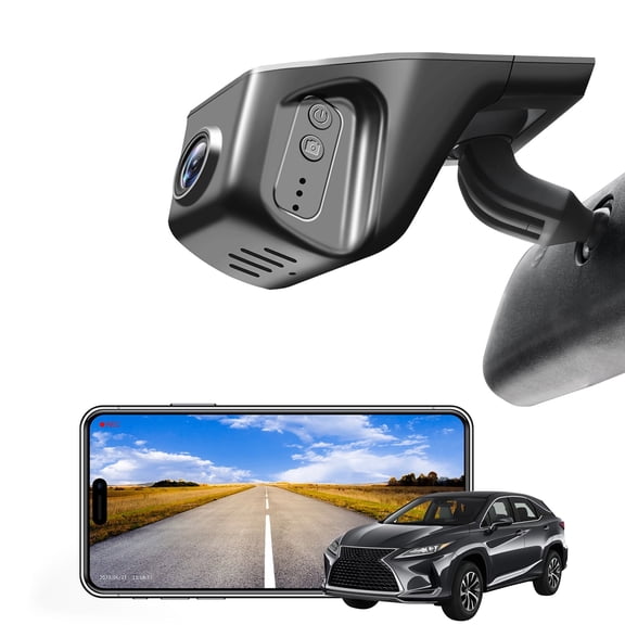Mangoal 4K Dash Cam Custom Fit for Lexus RX 2016-2022 (Model A),RX350 RX 450h and etc,OEM Look, UHD 2160P Video,Parking Model, WiFi & App,Loop Recording,Easy to Install, 64GB Card