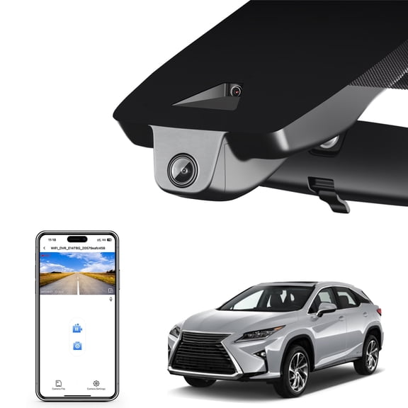 Mangoal 4K Dash Cam Custom Fit for Lexus RX 2018-2022 (Model B), RX 350 450h 350L F Sport Luxury, OEM Look, UHD 2160P Video, Parking Mode, WiFi & App, Loop Recording, 64GB Card