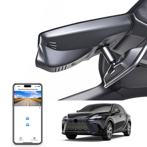 Mangoal 4K Dash Cam Custom Fit for Lexus RX 2023-2026(Model C), RX 350 350h 450h 500h Premium Luxury F Sport etc, OEM Look, UHD 2160P Video, Parking Mode, WiFi & App, 64GB Card