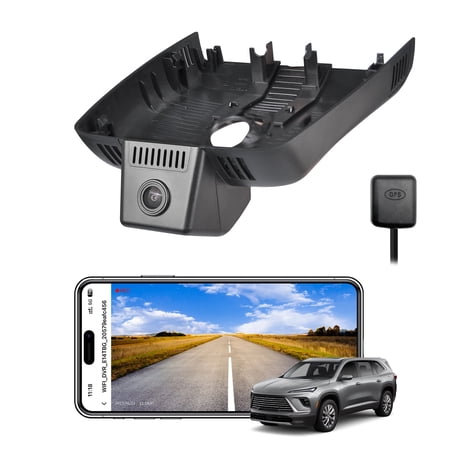 Mangoal 4K Dash Cam Starvis Sensor Custom Fit for Buick Enclave Gen3 2025-2026 (Model C), Base Essence Premium Avenir Preferred, Integrated OEM Look, WiFi & App, GPS, 64GB Card