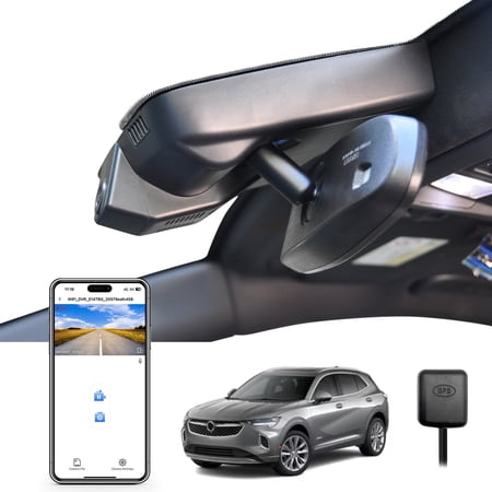 Mangoal 4K Dash Cam Starvis Sensor Custom Fit for Buick Envision 2021-2023 (Model C), Preferred Essence Avenir,Integrated OEM Look, UHD 2160P Video, WiFi & App, 64GB Card