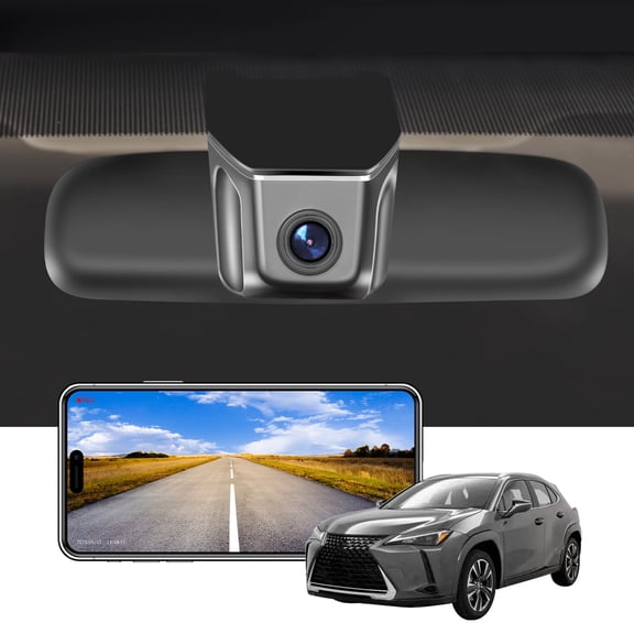 Mangoal 4K Dash Cam Starvis Sensor Custom Fit for Lexus UX 2019 2020 2021 2022 2023 2024 (Model A), OEM Look, Parking Mode, WiFi & App, Loop Recording, Easy to Install, GPS, 64GB Card