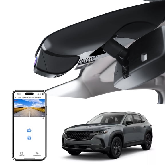 Mangoal 4K Dash Cam Starvis Sensor for Mazda CX-50 2023 2024(Model A), Integrated OEM Look, UHD 2160P Video, WiFi & App, GPS, 64GB Card