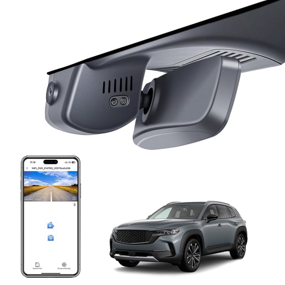 Mangoal 4K Dash Cam Starvis Sensor for Mazda CX-50 2025 2026(Model B), Integrated OEM Look, UHD 2160P Video, WiFi & App, GPS, 64GB Card