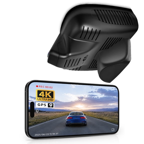 Mangoal 4K Dash Cam Starvis Sensor for Mercedes-Benz GLB X247 Facelift 2024-2026(Model D), OEM Look, WiFi & APP, G-Sensor, GPS, 64GB Card